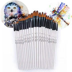 12-Piece Set: Artist Watercolor Painting Brushes