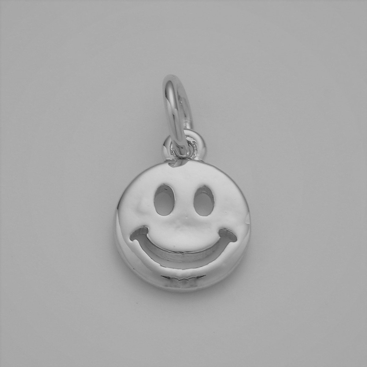 14K Gold Filled Happy Face Charm, Emoji Charm 13x8mm Gold Smile Charm Pendant Smiley Face Charms for Necklace Earring Bracelet Supply | D-651, D-697