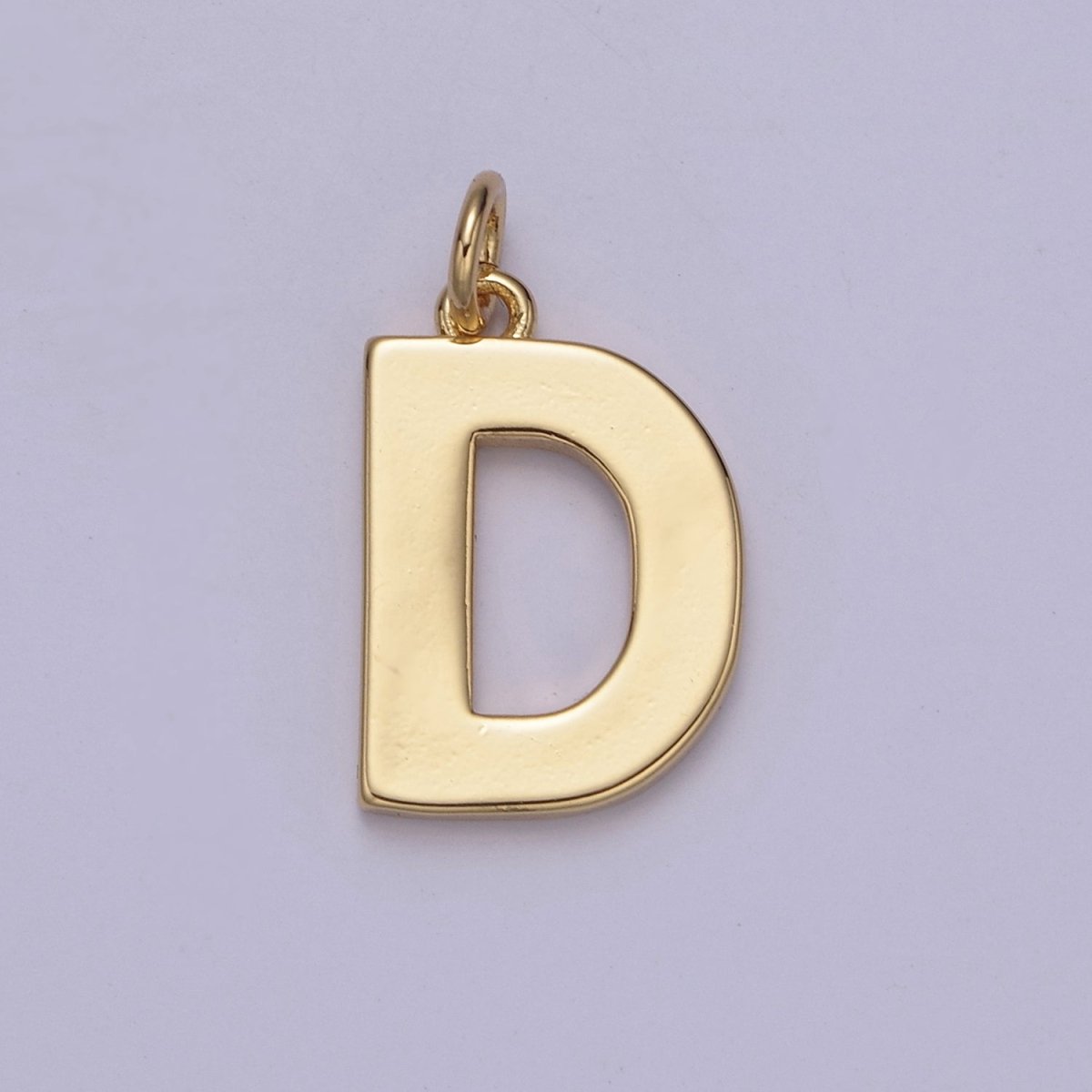 14k Gold Filled Minimalist Font Initial Letters Pendant Charm Wholesale Jewelry Supply A-703-A-715