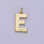 14k Gold Filled Minimalist Font Initial Letters Pendant Charm Wholesale Jewelry Supply A-703-A-715