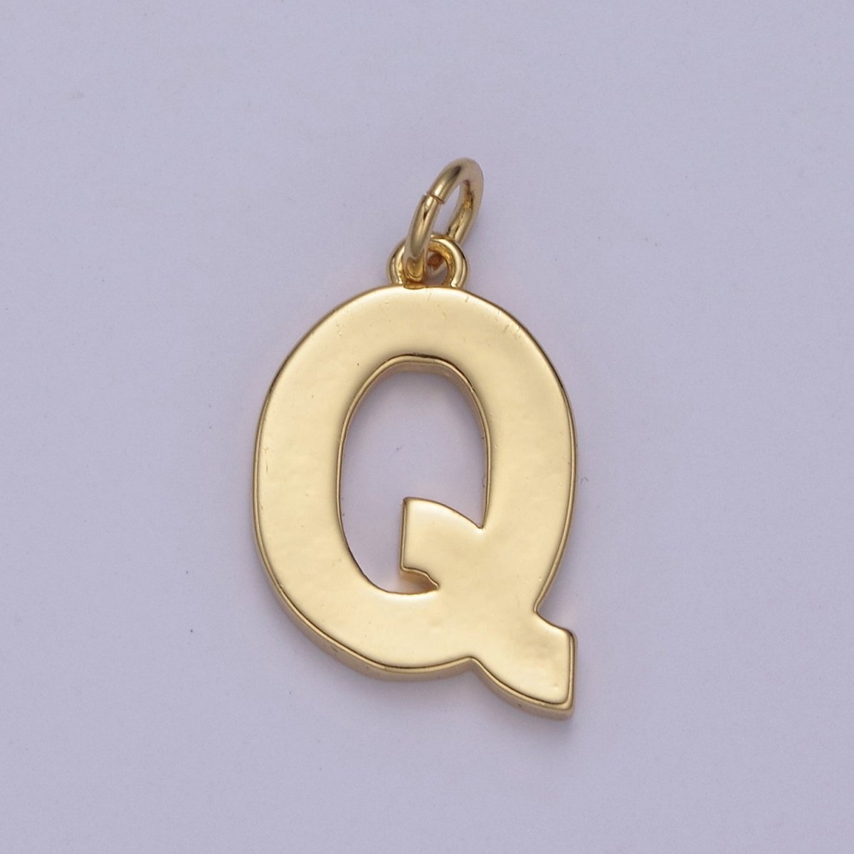 14k Gold Filled Minimalist Font Initial Letters Pendant Charm Wholesale Jewelry Supply A-703-A-715