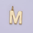 14k Gold Filled Minimalist Font Initial Letters Pendant Charm Wholesale Jewelry Supply A-703-A-715