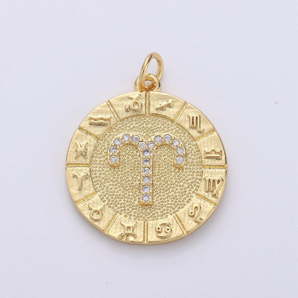 14k Gold Filled Zodiac Charms Micro Pave Constellation Necklace Pendant for Zodiac Necklace Celestial Jewelry Making Supply | A-A1749-A-A1754