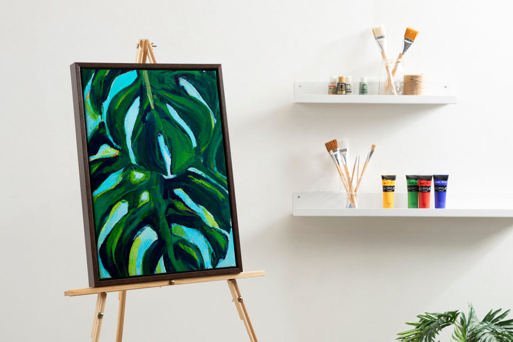 Sylvie Blank Framed Canvas 18x24