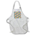 Apron - Pattern of artist color wheels and paint palette with brushes. Creative Studios – Artist Art Career