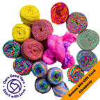Fall Into Color Recycled Sari Silk Yarn Bundle  - Golden Ticket Giveaway