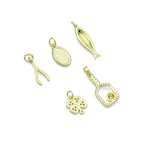picklebal racket, Wishbone, Fish Clover, Oval Mary Pendant charm for Necklace Bracelet Jewelry Making Supply, Sku#LX926
