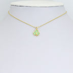 Mother of Pearl Clover Flower Pendant charm, Sku#WL25
