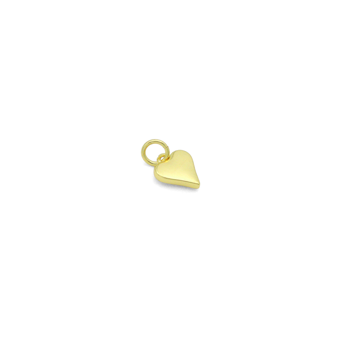 Colorful Gold Pearl Heart Pendant charm, Sku#WL26
