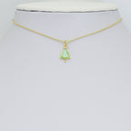 Abalone Mother of Pearl Cedar Tree Charm Pendant, Tree Charm, Sku#WL29