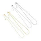 Gold Silver Dainty Ball Chain Necklace, Sku#LX452/FH151