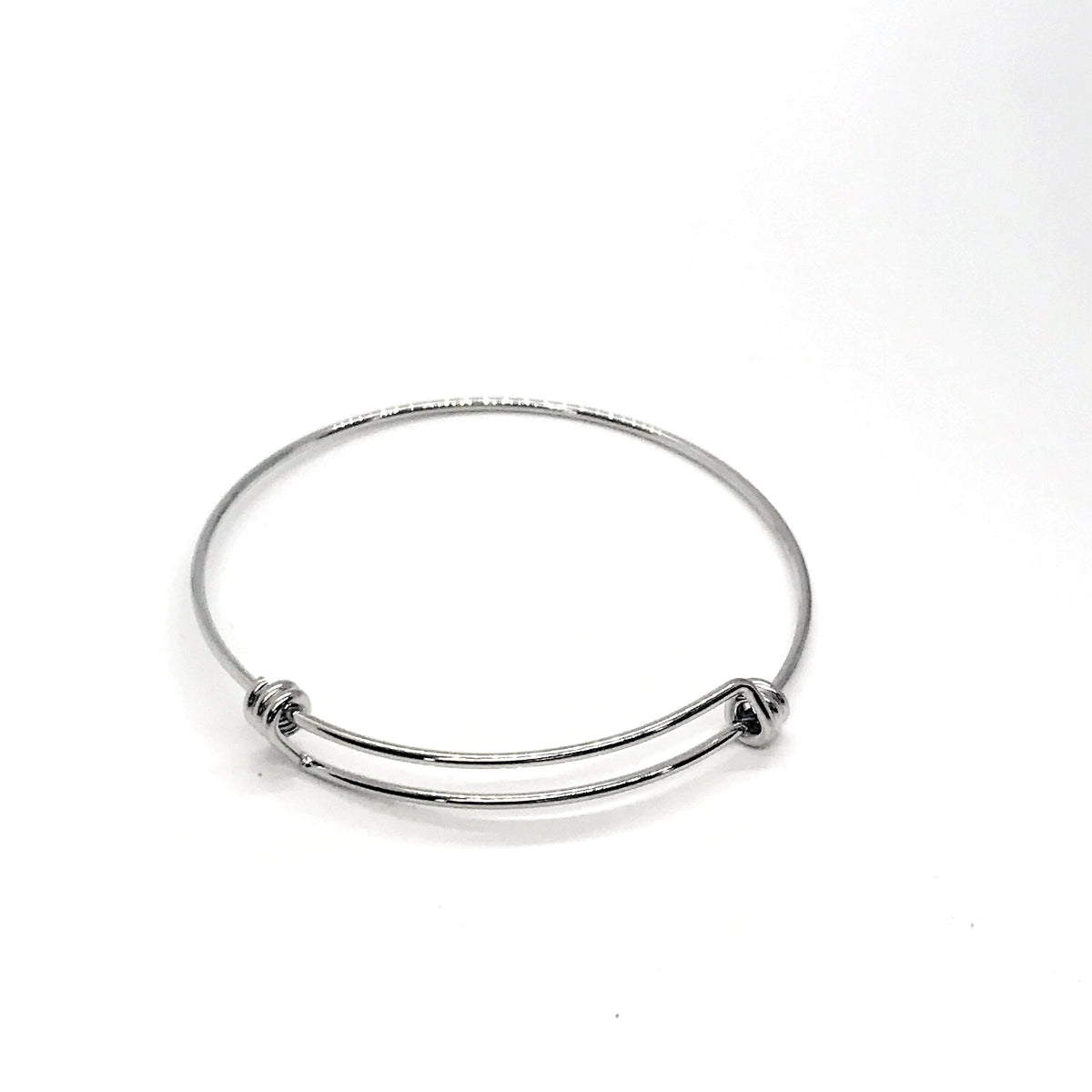 Expanding Bangle Charm Bracelet, Stainless Steel Charm Bracelet, Expanding Bracelet, 65mm Expanding Bracelet, 1, 5, 10, 25, 50 Bulk Options
