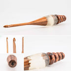 Sparkle Rosewood Crochet Hook