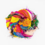 "Nicole's Favorite Ribbon" Recycled Sari Silk "Tibet Jewels"-  Perfect for Crafting, Gift Wrap & More